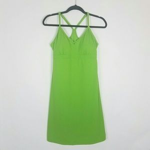 Athleta Green Racerback Shorebreak Swim Dress